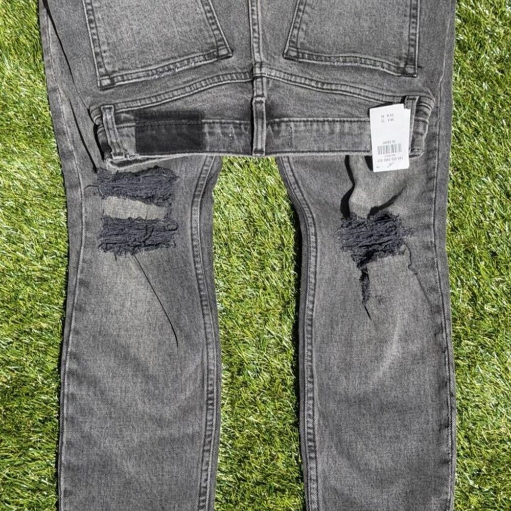 Abercrombie-fitch Women's Black and Grey Jeans
